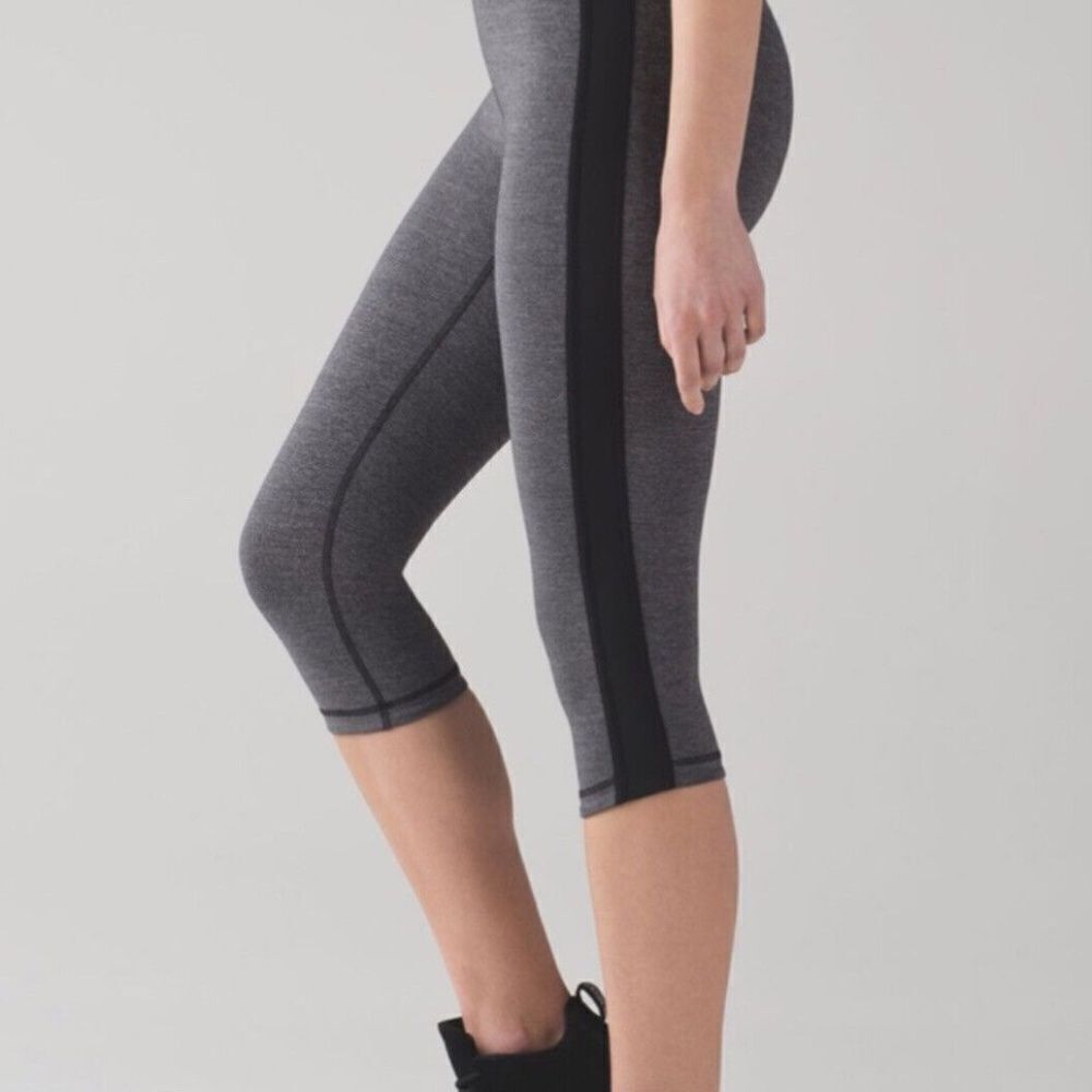 lululemon Women's Gray Capris Leggings Yoga Size 8‎